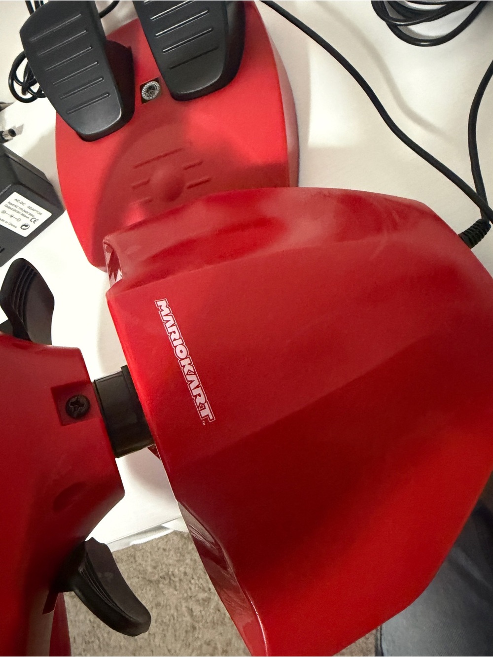 Nintendo Red Mario Racing Wheel with Pedals - Picture 8 of 9